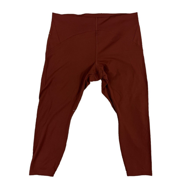 Lululemon Burgundy Capri Leggings Size 18‎ - Picture 1 of 5
